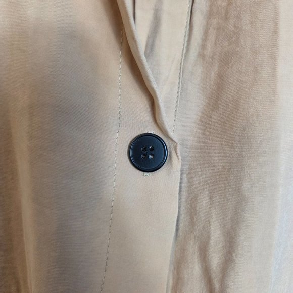 Charmant Ciel Women's Jumpsuit Cargo Style Jogger Large Khaki Elastic Waist - Picture 9 of 16